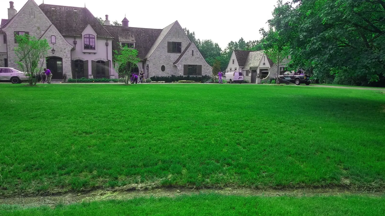 Irrigation service at a large residential property